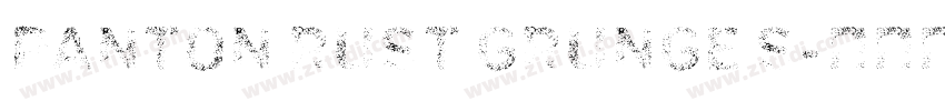Panton Rust Grunge S字体转换